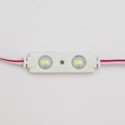 Светодиодный модуль 5730-2LED-White-5715 50-55Lm Injection type with 160 градусов lens