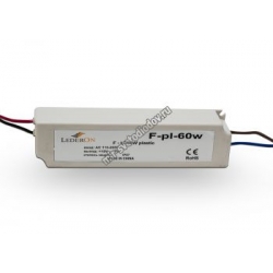 Блок питания LD PLASTIC 60W-12V 5А IP67, 17494