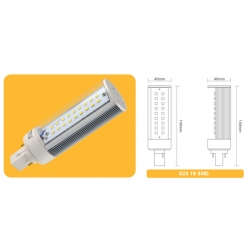 Светодиодная лампа G24 18SMD