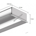 Накладной алюминиевый профиль для светодиодных лент LD profile – 29, 31022